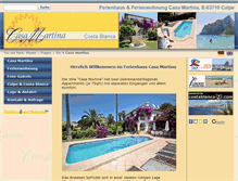 Tablet Screenshot of casa-martina.com